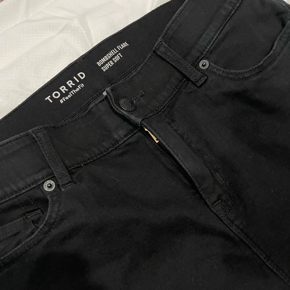 Torrid Women's BOMBSHELL Flare Jeans - Picture 5 of 5